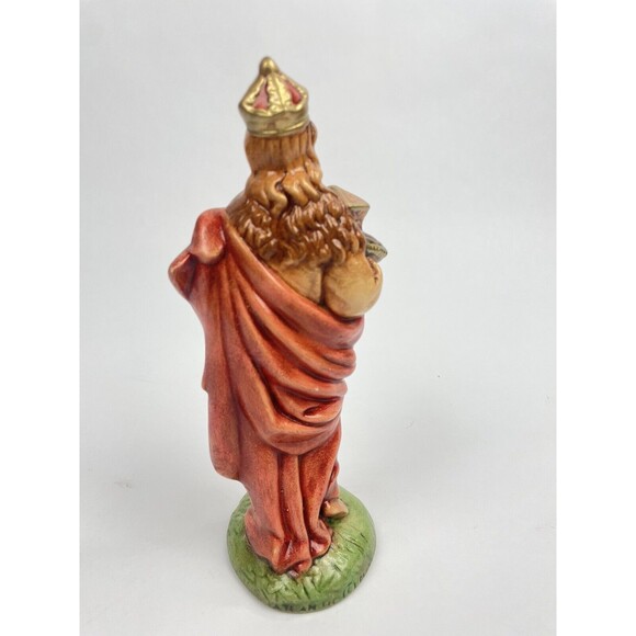 Vtg Atlantic Mold standing wiseman (red clothe)  Replacement 8 Inches - Picture 3 of 7